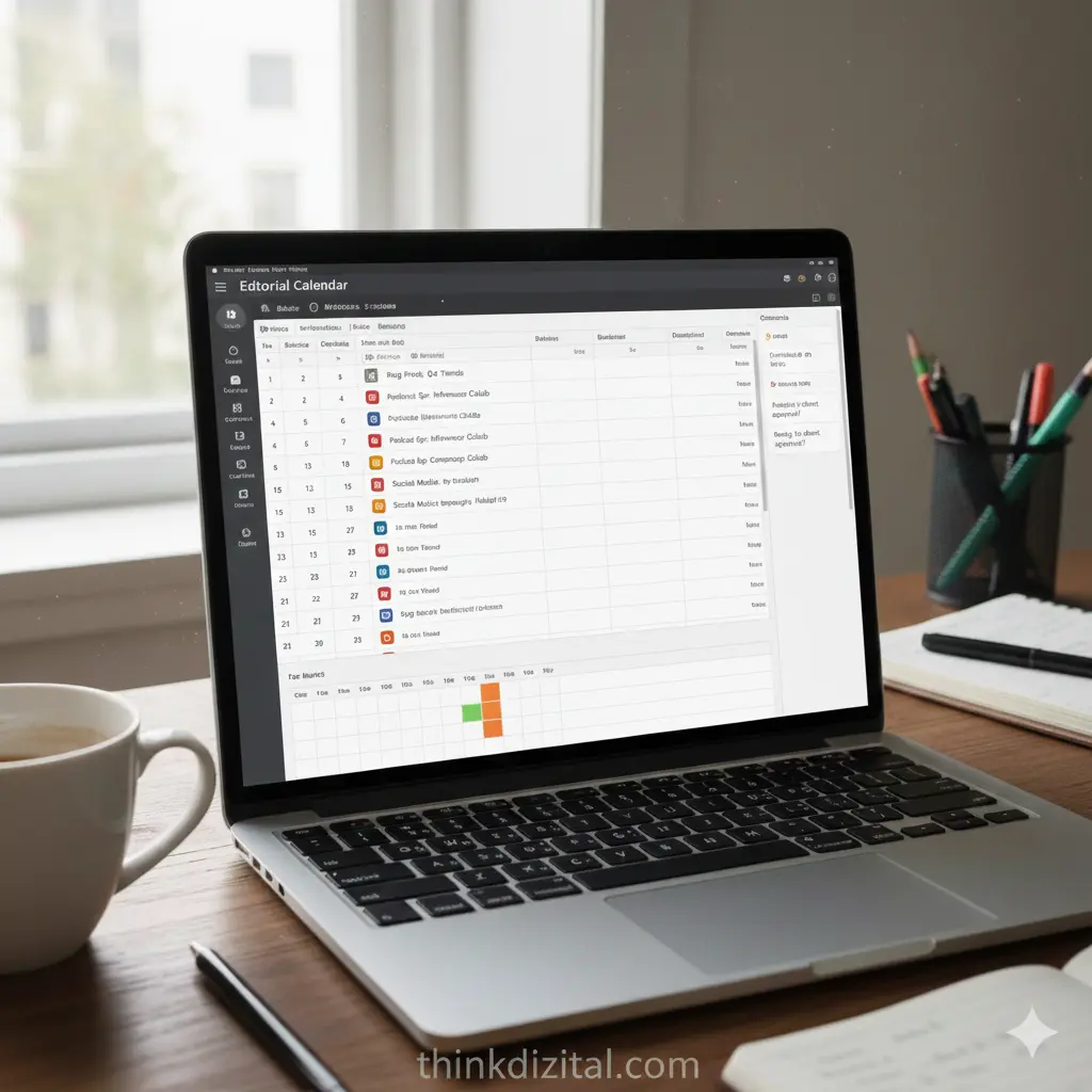 Editorial Calendar That Looks Used