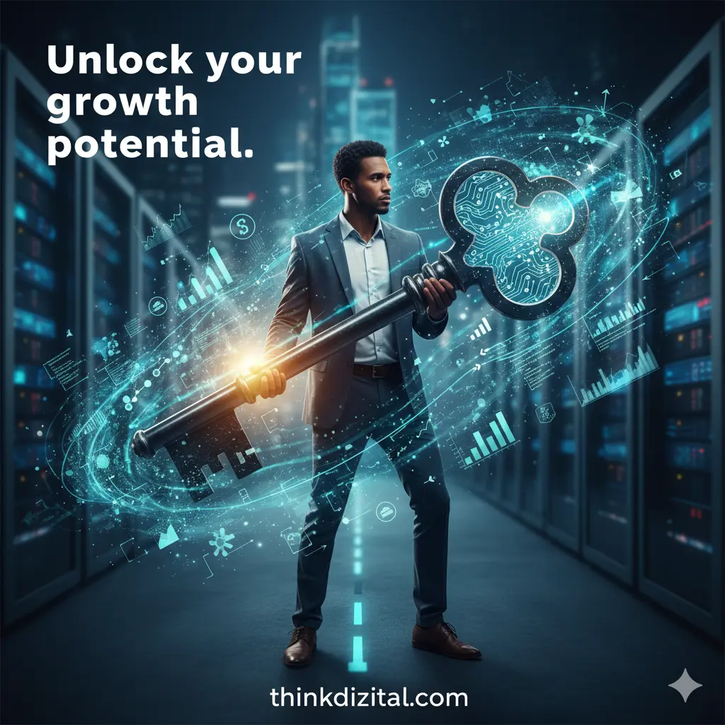 Person Holding a Giant Key